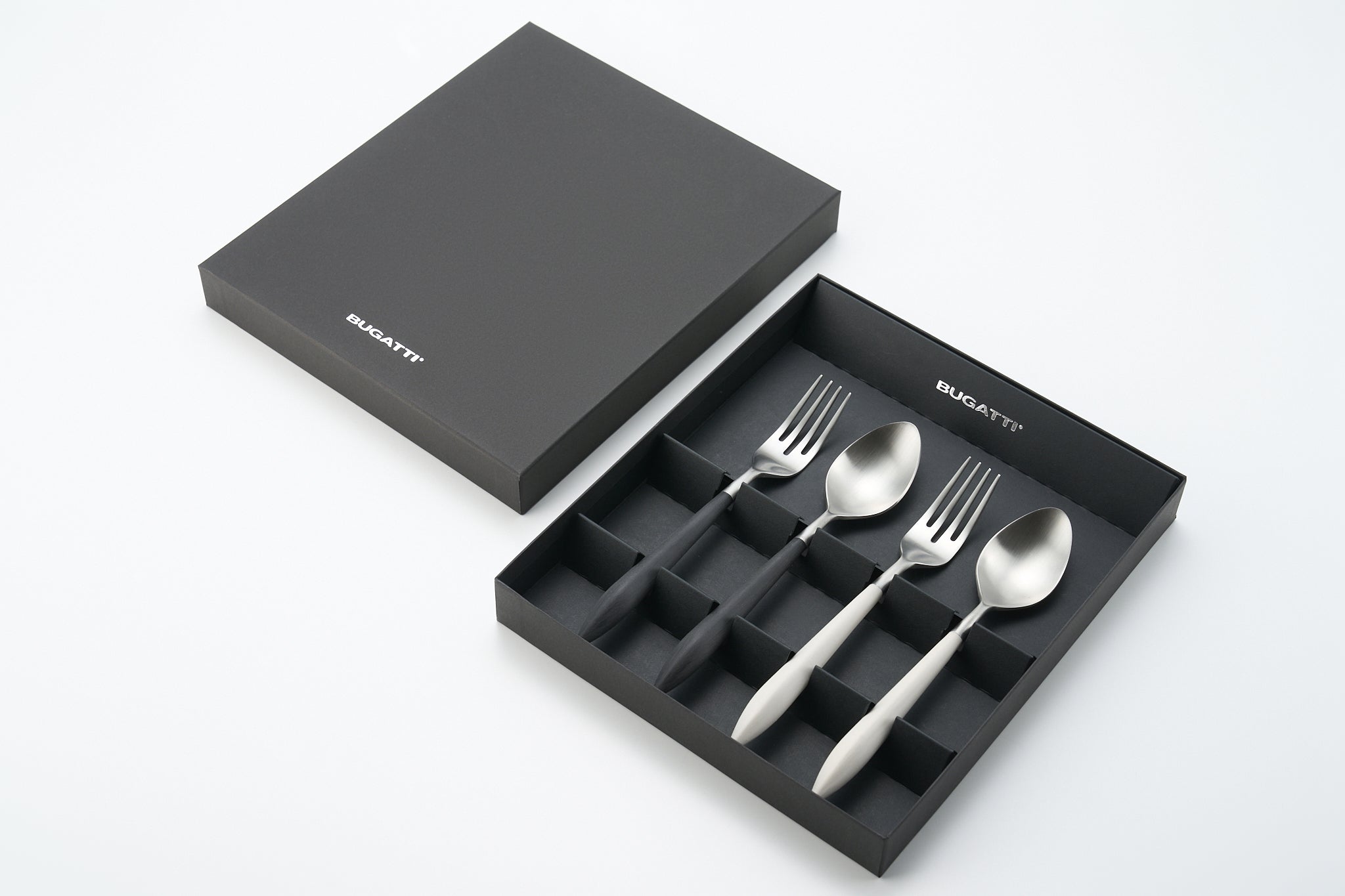 アレス ブラック＆アイボリー ブランチ ペアセット（4本） – Bugatti