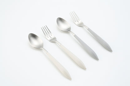 アレス グレー＆アイボリー ブランチ ペアセット（4本）