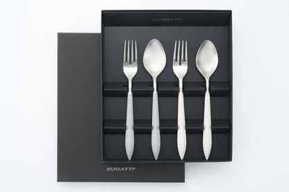 アレス グレー＆アイボリー ブランチ ペアセット（4本）