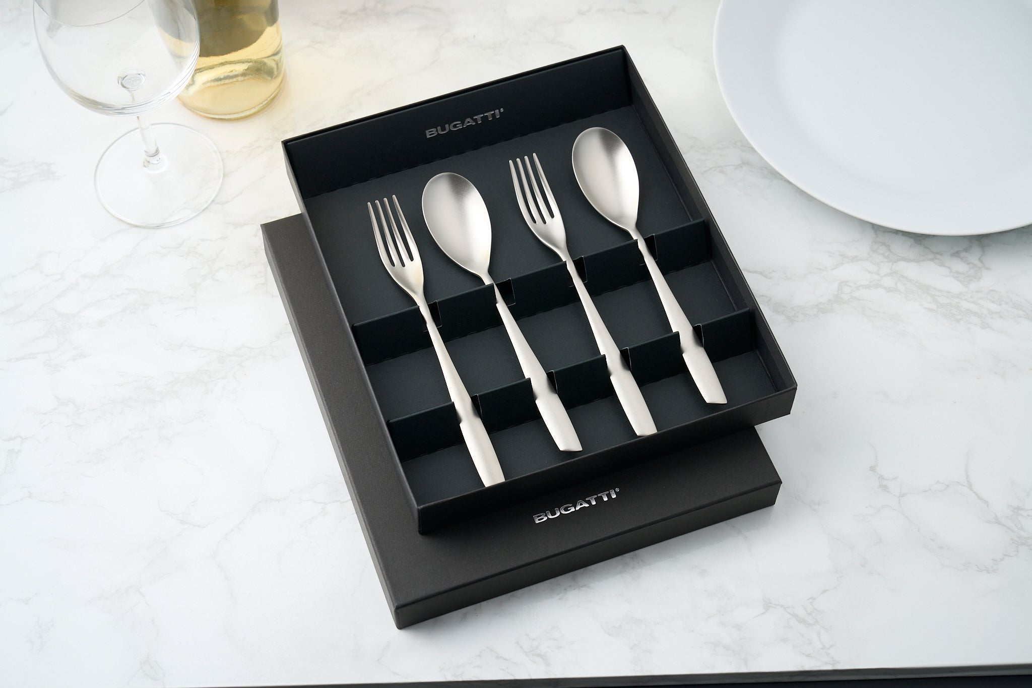 リビエラシルバーSB ブランチ ペアセット（4本） – Bugatti Cutlery